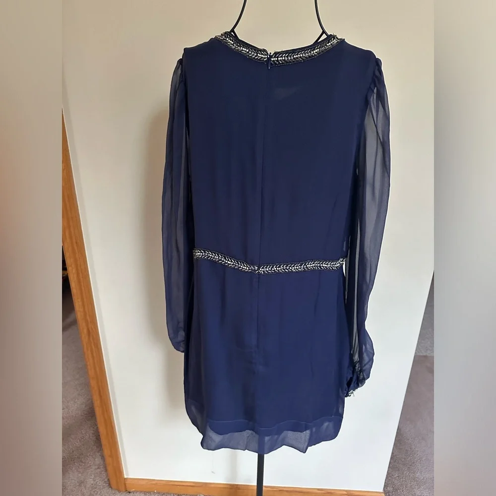 NWT French Connection Silk mini dress -Size 10 - Picture 4 of 11